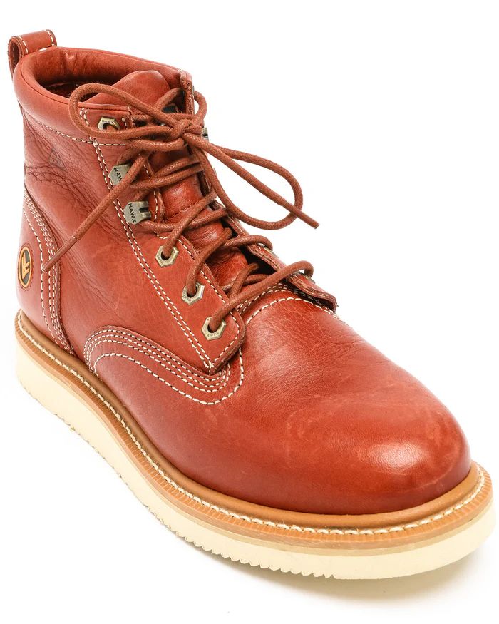 Hawx | Men's 6" Grade Work Boots - Composite Toe | Red