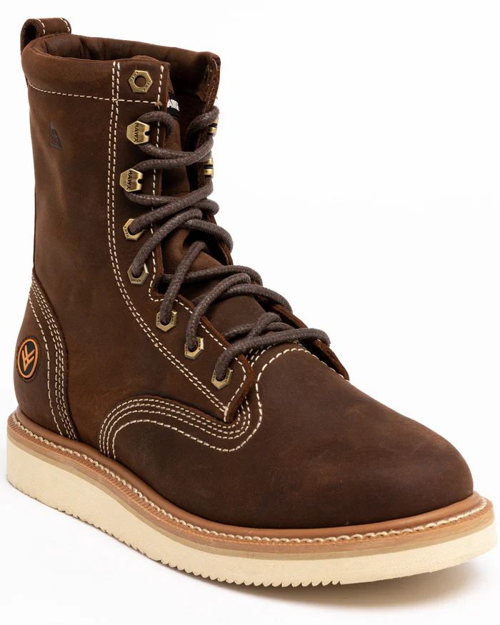 Hawx | Men's 8" Grade Work Boots - Soft Toe | Brown