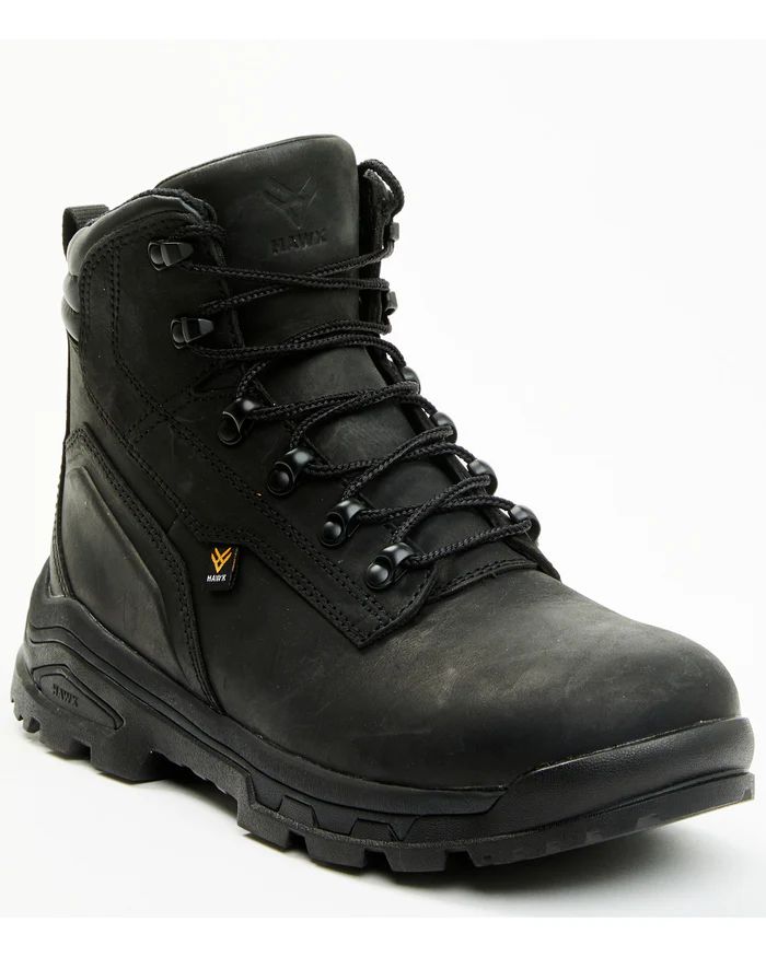 Hawx | Men's Enforcer Pro Work Boots - Soft Toe | Black