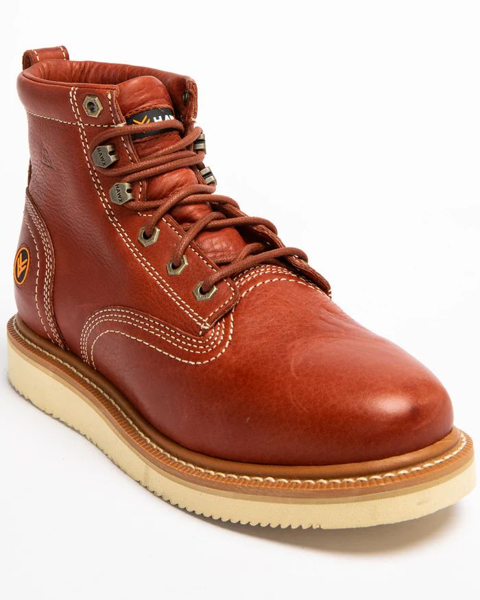 Hawx | Men's 6" Grade Work Boots - Soft Toe | Red