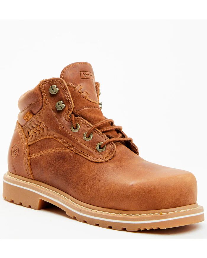 Hawx | Women's 5" Lace-Up Work Boots - Composite Toe | Brown