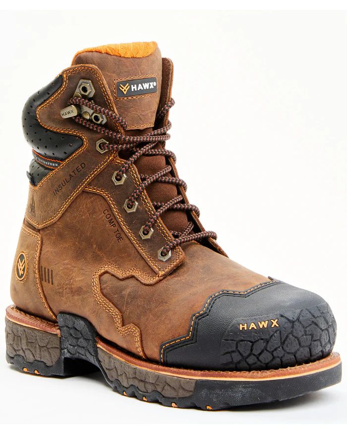 Hawx | Men's Legion Sport Work Boots - Nano Composite Toe | Brown