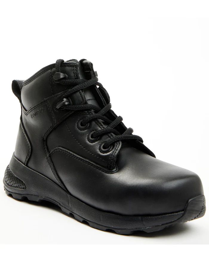 Hawx | Women's 6" Uniform Work Boots - Composite Toe | Black